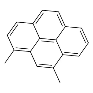 1,9-Dimethylpyrene structure