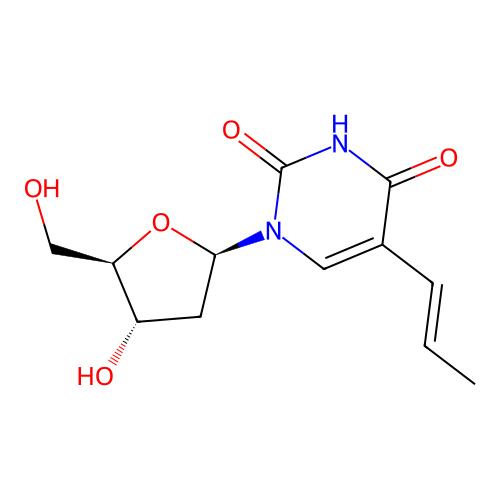5-(1-Propenyl)-2'-deoxyuridine structure