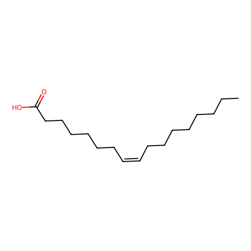 cis-8-Heptadecenoic acid structure