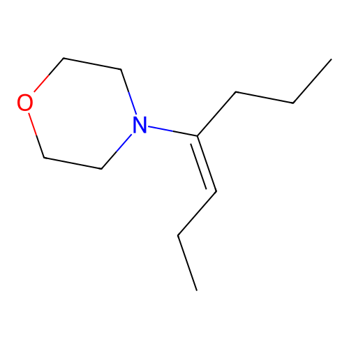 4-[(Z)-hept-3-en-4-yl]morpholine structure