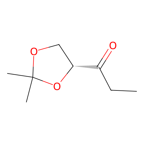 (R)-1-(2,2-Dimethyl-1,3-dioxolan-4-yl)propan-1-one structure