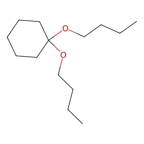 1,1-Dibutoxycyclohexane structure