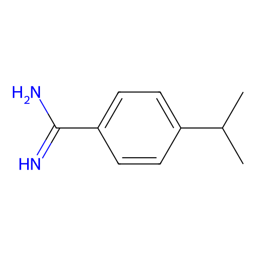 4-Isopropylbenzamidine structure