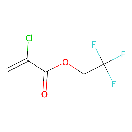 2,2,2-Trifluoroethyl 2-chloroacrylate structure