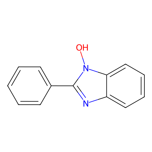 1-Hydroxy-2-phenylbenzimidazole structure