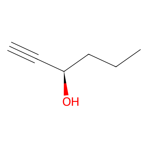 (3R)-hex-1-yn-3-ol structure