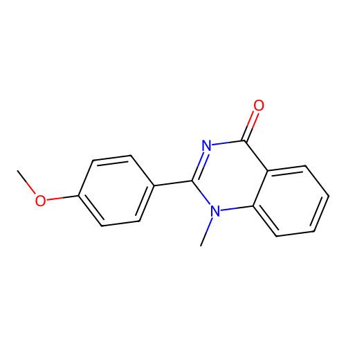 2-(4-Methoxyphenyl)-1-methylquinazolin-4-one structure