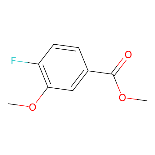 Methyl 4-fluoro-3-methoxybenzoate structure
