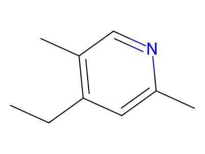 2,5-Dimethyl-4-ethylpyridine structure