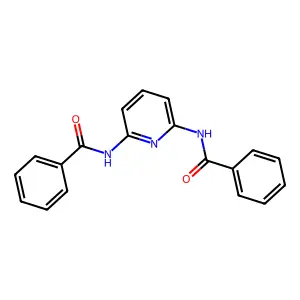 N-(6-benzamidopyridin-2-yl)benzamide structure