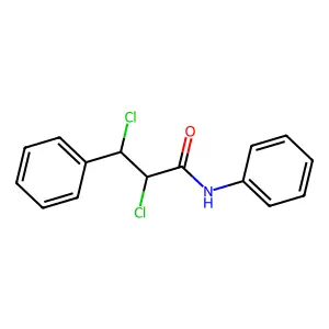 2,3-dichloro-N,3-diphenyl-propanamide structure