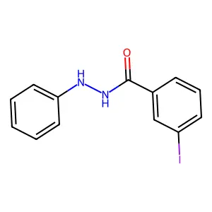 间碘苯甲酸2-苯基酰肼 structure