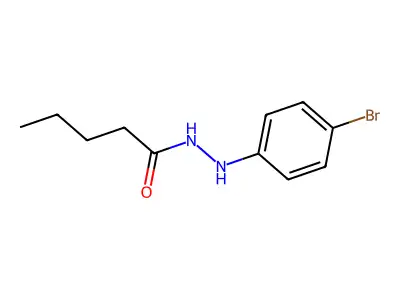 N-(4-Bromophenyl)pentanehydrazonic acid structure
