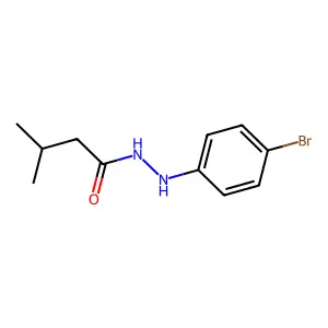 2-(对溴苯基)异戊酸酰肼 structure