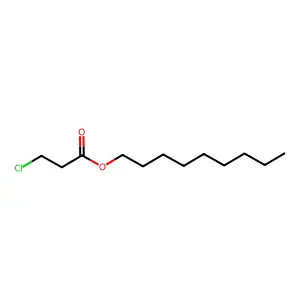 Nonyl 3-chloropropanoate structure
