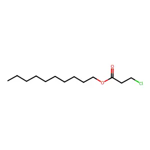 Decyl 3-chloropropanoate structure