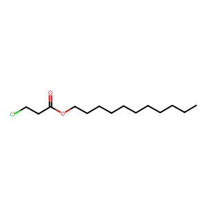 Undecyl 3-chloropropanoate structure