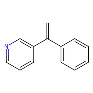 3-(1-Phenylethenyl)pyridine structure