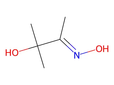 3-Hydroxyimino-2-methylbutan-2-ol structure