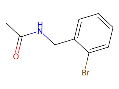 N-(2-溴苄基)乙酰胺 structure