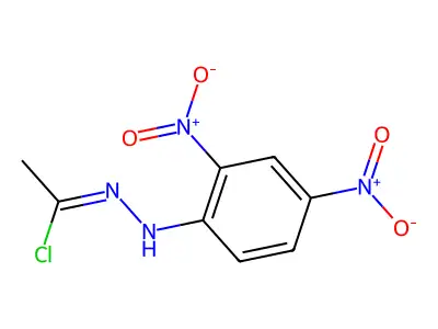 乙酰氯2,4-二硝基苯腙 structure