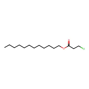 Dodecyl 3-chloropropanoate structure