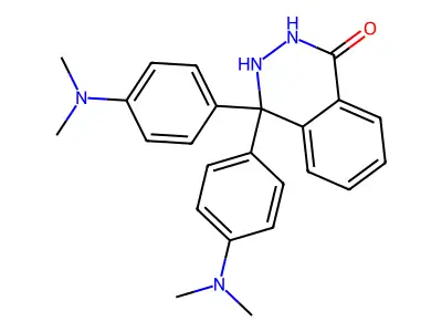 4,4-Bis[4-(dimethylamino)phenyl]-3,4-dihydrophthalazin-1(2H)-one structure
