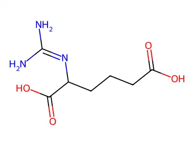 胍基己二酸 structure