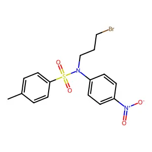 n-(3-Bromopropyl)-4-methyl-n-(4-nitrophenyl)benzenesulfonamide structure