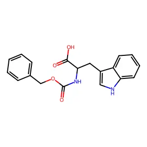 benzyloxycarbonyl-L-tryptophan structure