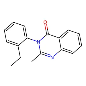 3-(2-Ethylphenyl)-2-methyl-4(3H)-quinazolinone structure