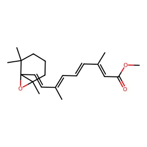 Methyl 5,6-Monoepoxyretinoate structure