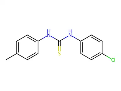 1-(4-Chlorophenyl)-3-(4-methylphenyl)thiourea structure