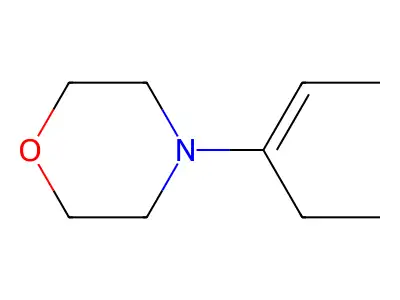 4-Pent-2-en-3-ylmorpholine structure