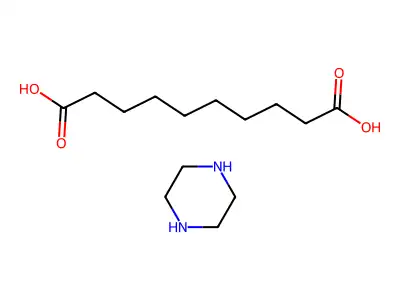 Piperazine sebacate structure
