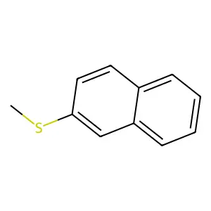 2-Methylmercaptonaphthalene structure