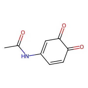 N-(3,4-dioxocyclohexa-1,5-dien-1-yl)acetamide structure