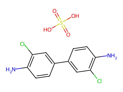 3,3'-Dichlorobenzidine sulphate structure