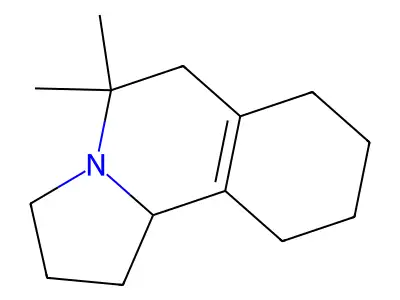 Pyrrolo(2,1-a)isoquinoline, 1,2,3,5,6,7,8,9,10,10b-decahydro-5,5-dimethyl- structure