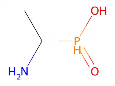 Aminoethylphosphinic acid structure
