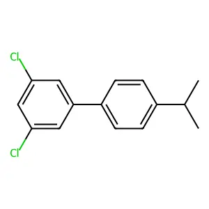 3,5-Dichloro-4'-isopropylbiphenyl structure