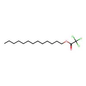 Tridecyl trichloroacetate structure