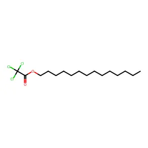 Tetradecyl trichloroacetate structure