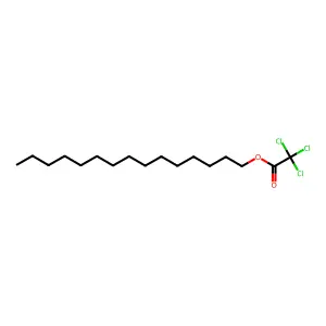 Pentadecyl trichloroacetate structure