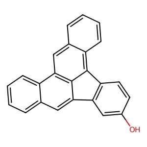 7-Hydroxydibenzo(a,e)fluoranthene structure