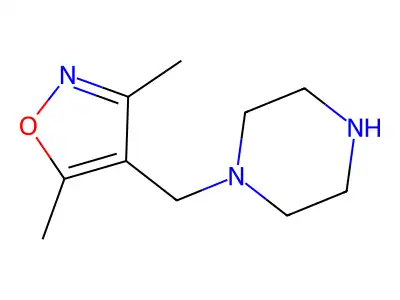 1-[(Dimethyl-1,2-oxazol-4-yl)methyl]piperazine structure
