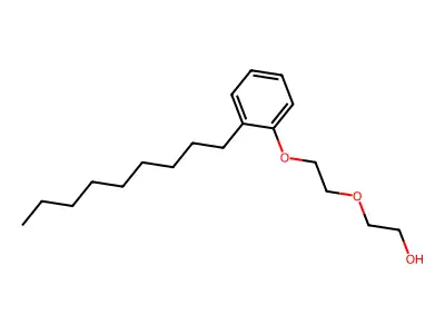 Ethanol, 2-[2-(nonylphenoxy)ethoxy]- structure