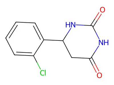 6-(2-Chlorophenyl)-1,3-diazinane-2,4-dione structure