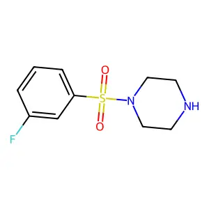 1-(3-Fluoro-benzenesulfonyl)-piperazine structure