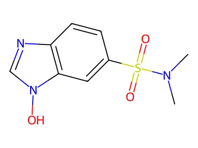 1-hydroxy-N,N-dimethyl-1H-1,3-benzodiazole-6-sulfonamide structure